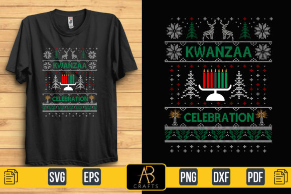 About Kwanzaa Celebration T-Shirt Graphics & Print Templates