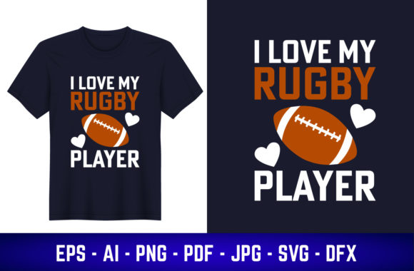 An Honest Crafter Review of the I Love My Rugby Player Design