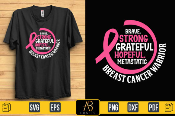 Breast Cancer Warrior T Shirt Design: Graphics & Print