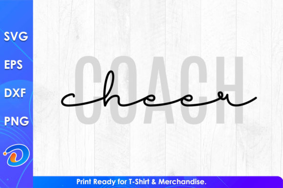Coach Cheer Radiography Svg Files: Graphics for T-Shirt Designs
