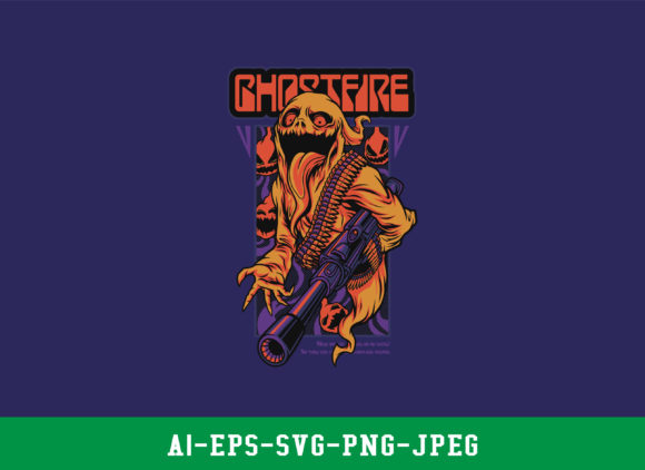 Ghost Fire T-Shirt Design: Embroidery Project Review