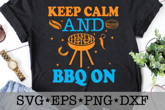 Keep Calm and Bbq On: A Graphic for T-Shirt Designs