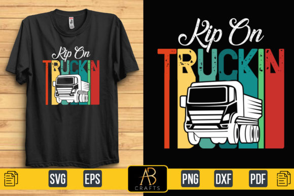 Kip on Truckin T Shirt Sublimation Graphics Print Templates Review