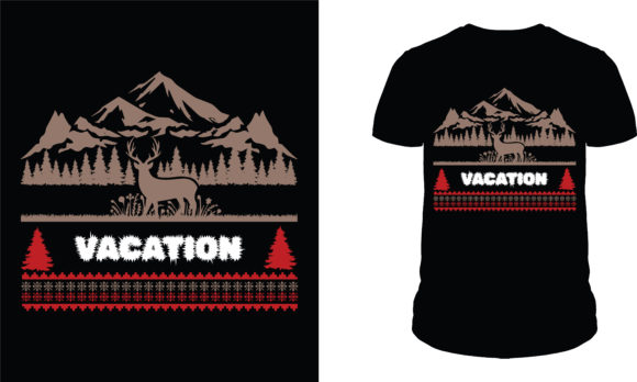 Trendy Vacation T-Shirt Graphics for Real Client Design