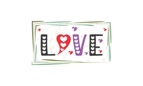 Valentine Love Craft T-Shirt Graphics for Crafts